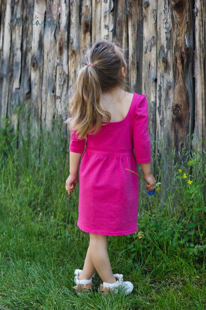 Schnittmuster Kleid Jana MiniMe Gr. 86-140 - Sewando