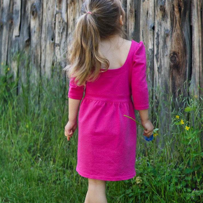 Schnittmuster Kleid Jana MiniMe Gr. 86-140 - Sewando