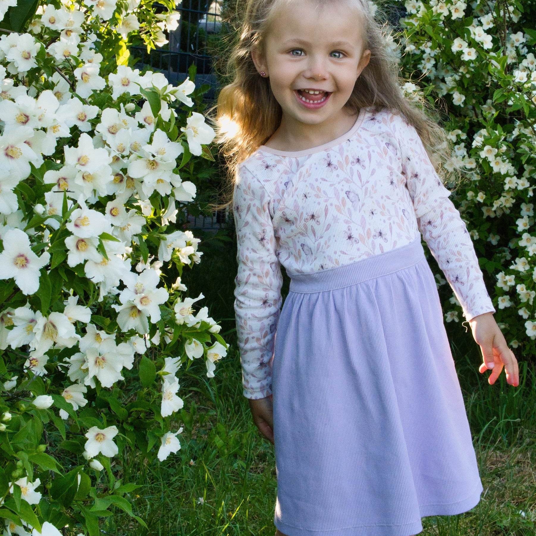 Schnittmuster Kleid Jana MiniMe Gr. 86-140 - Sewando