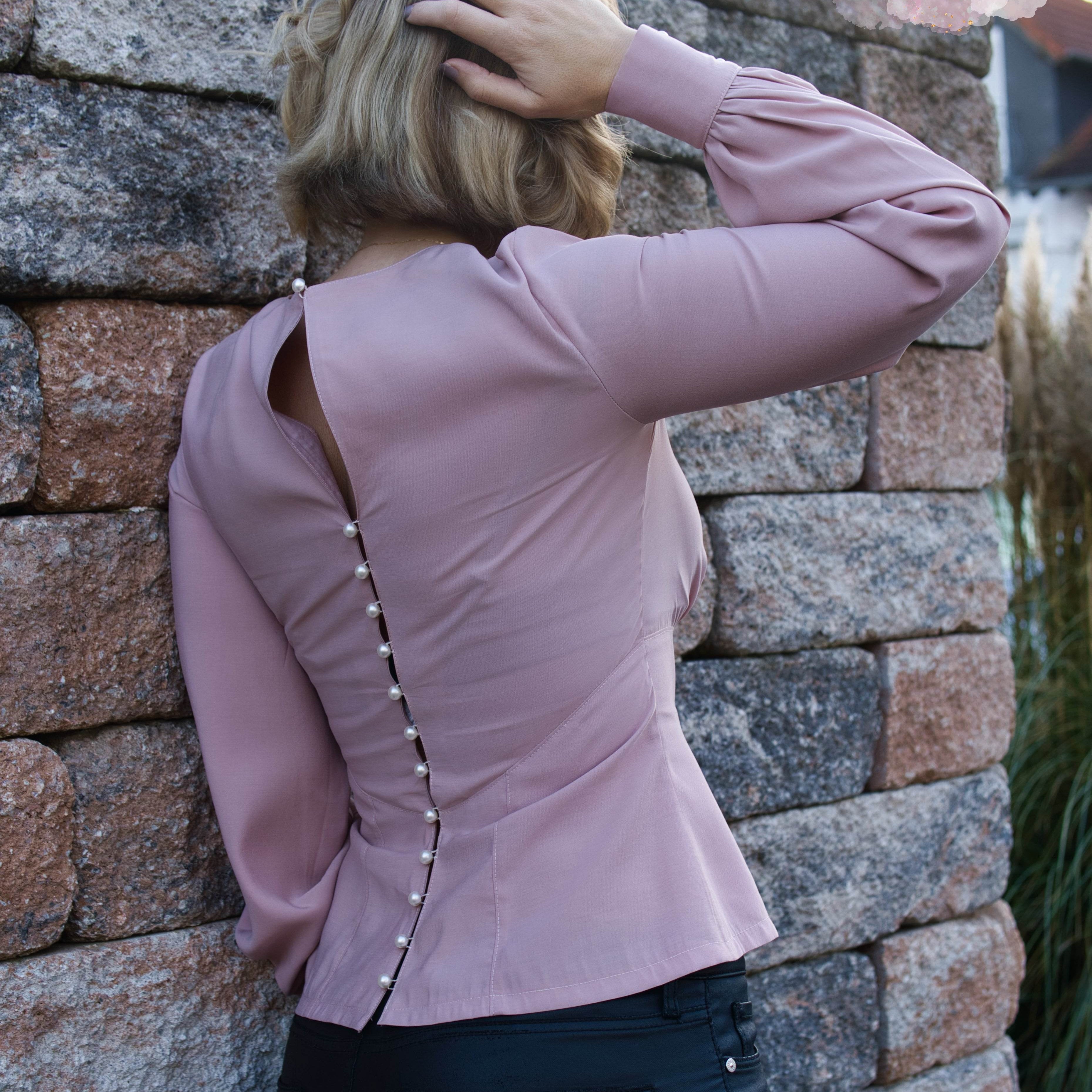 Schnittmuster Bluse Luise Gr. 34-50 - Sewando