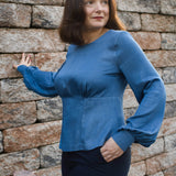 Schnittmuster Bluse Luise Gr. 34-50 - Sewando