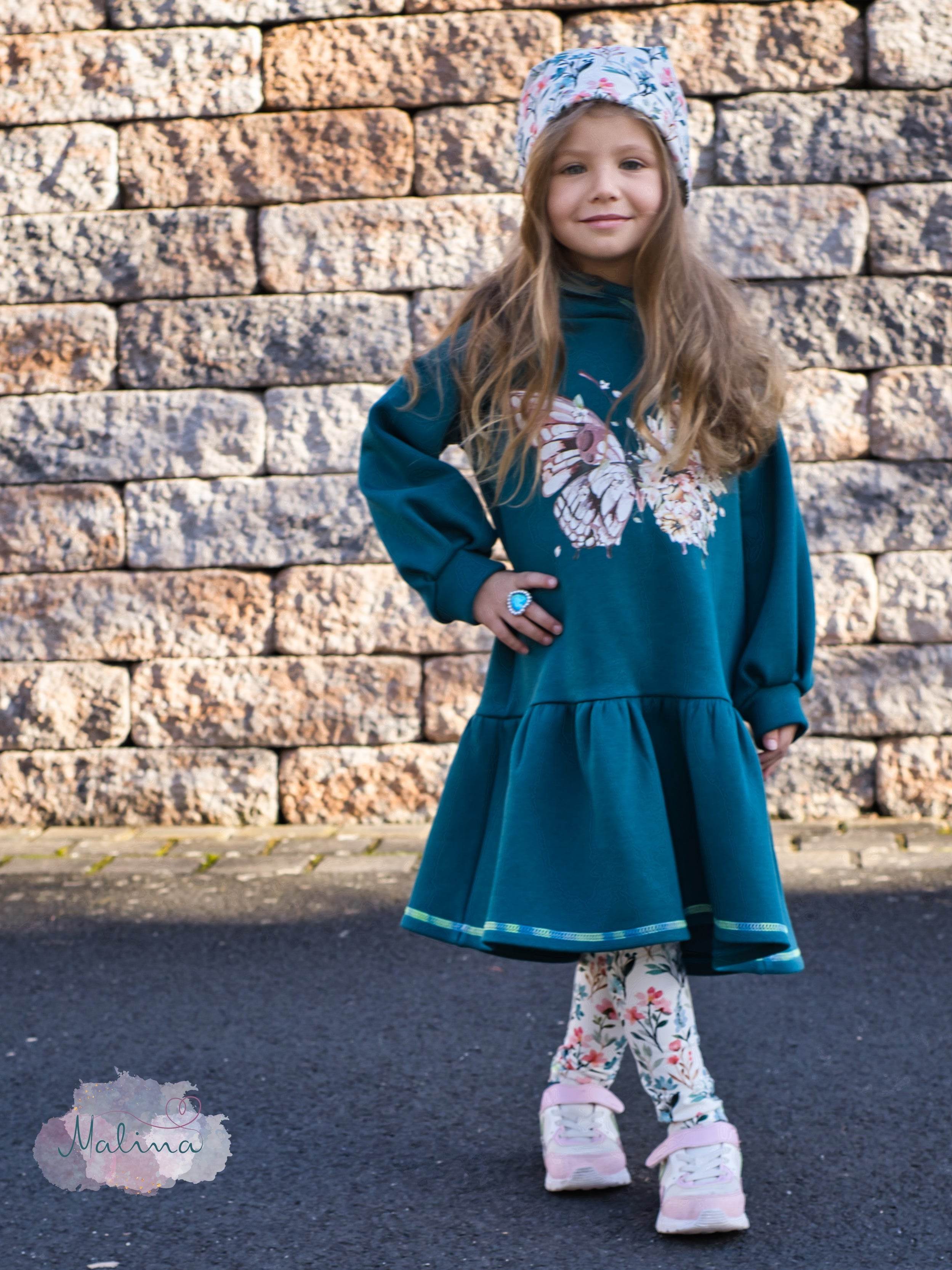 Schnittmuster Sweatkleid Tina Gr. 86-140 - Sewando