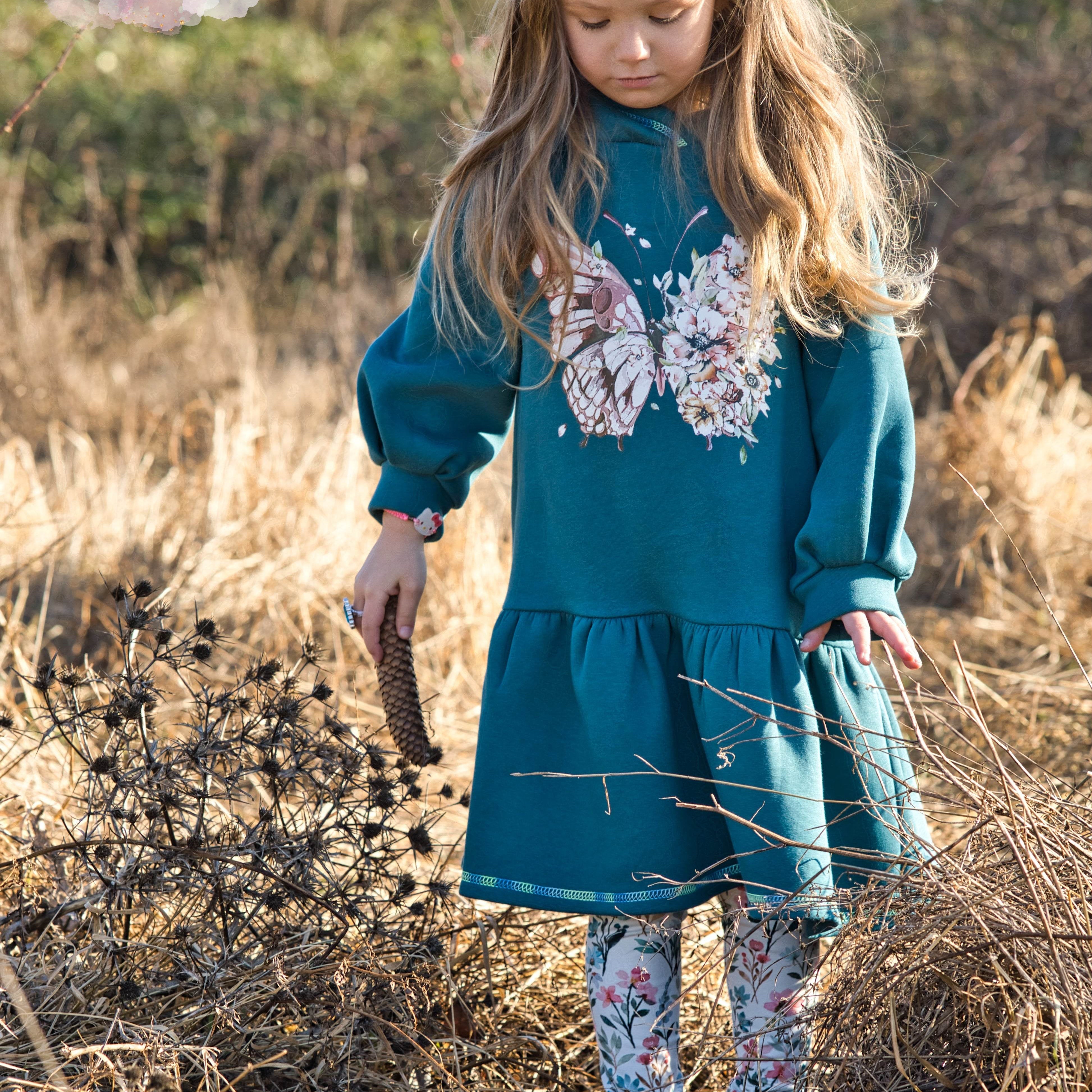 Schnittmuster Sweatkleid Tina Gr. 86-140 - Sewando