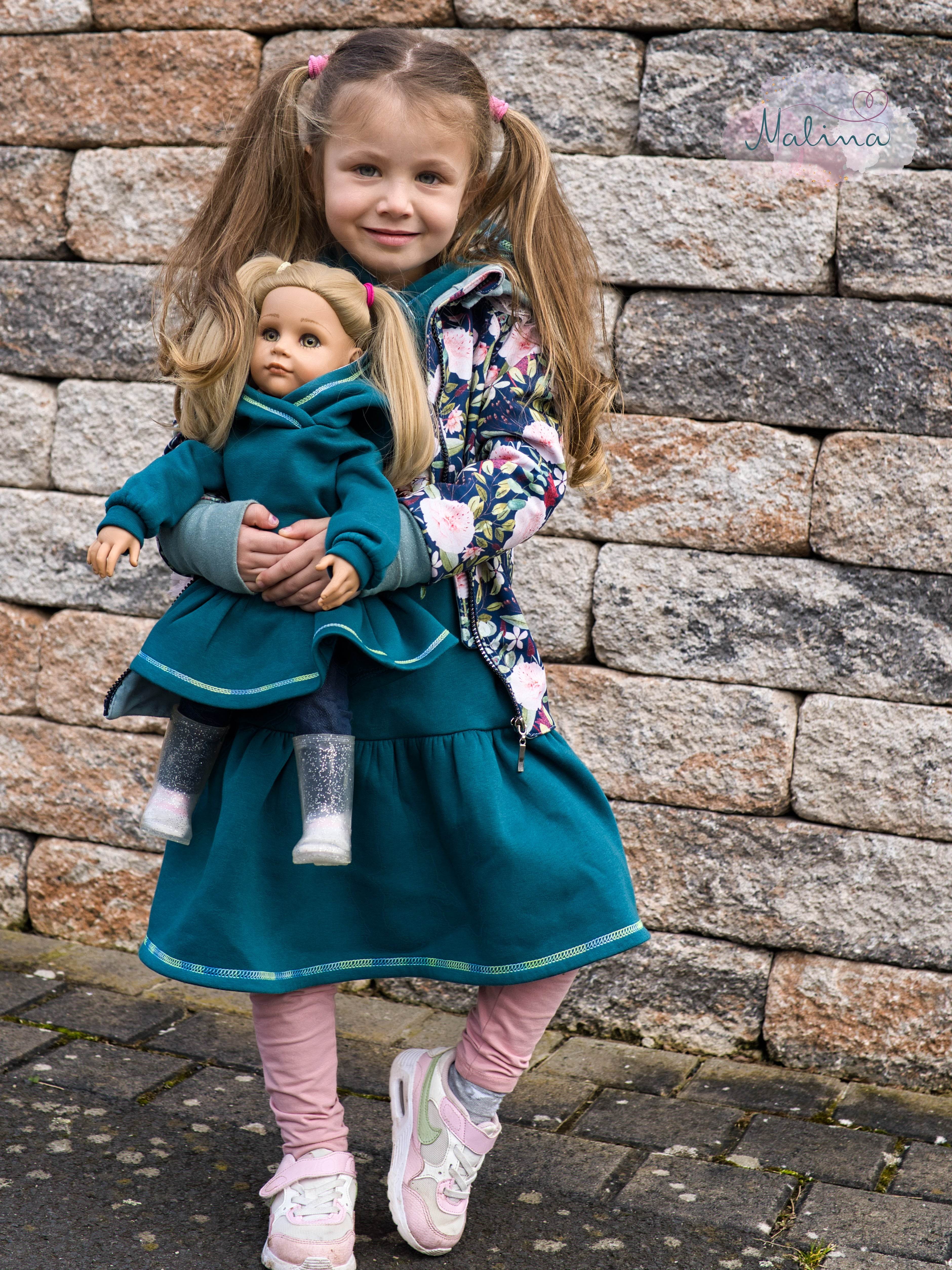Schnittmuster Puppe Sweatkleid Tina MiniMe - Sewando