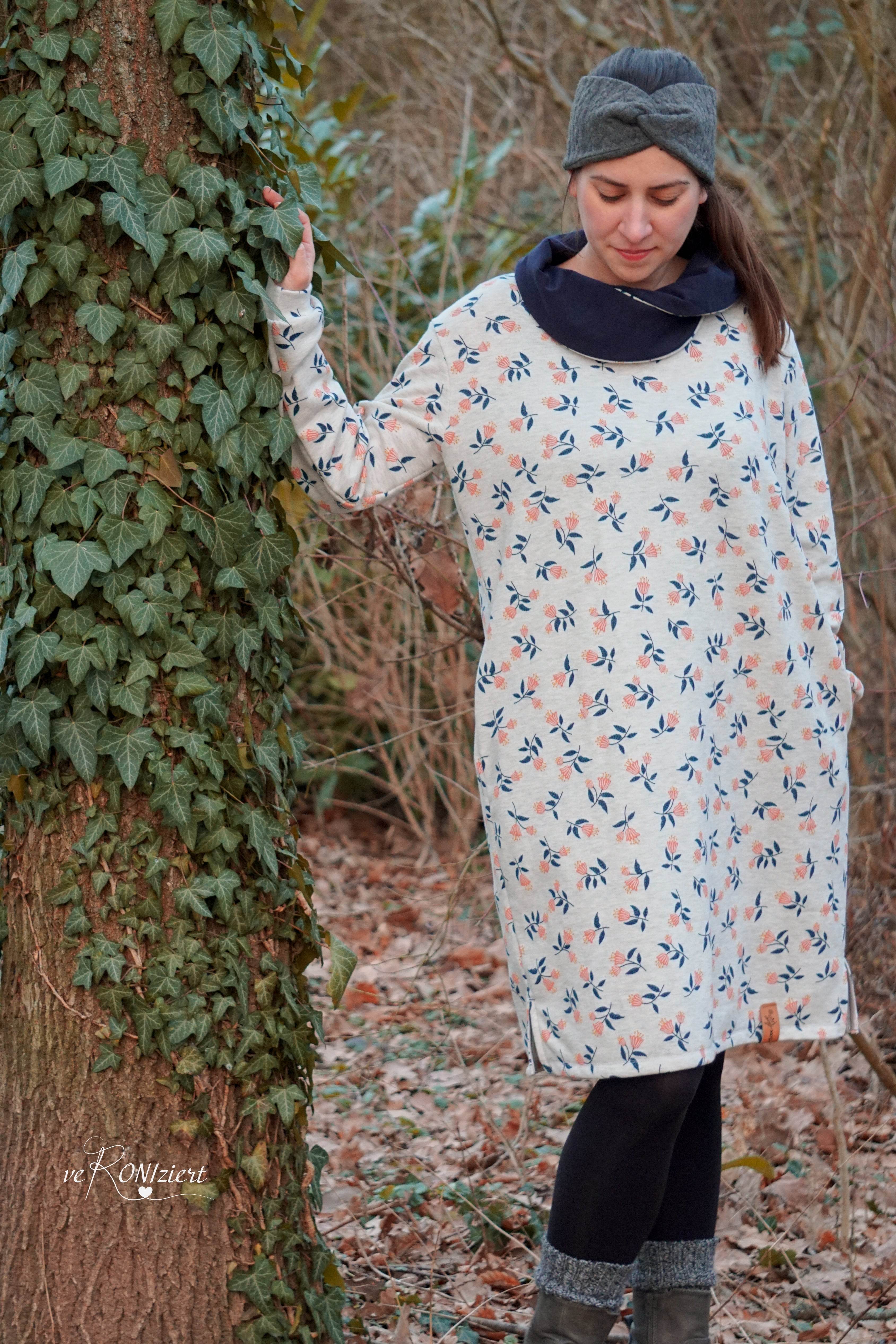 Schnittmuster Sweatkleid Elli Gr. XS-XL - Sewando