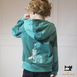 Stickdatei Applikation Dino Lino - Sewando