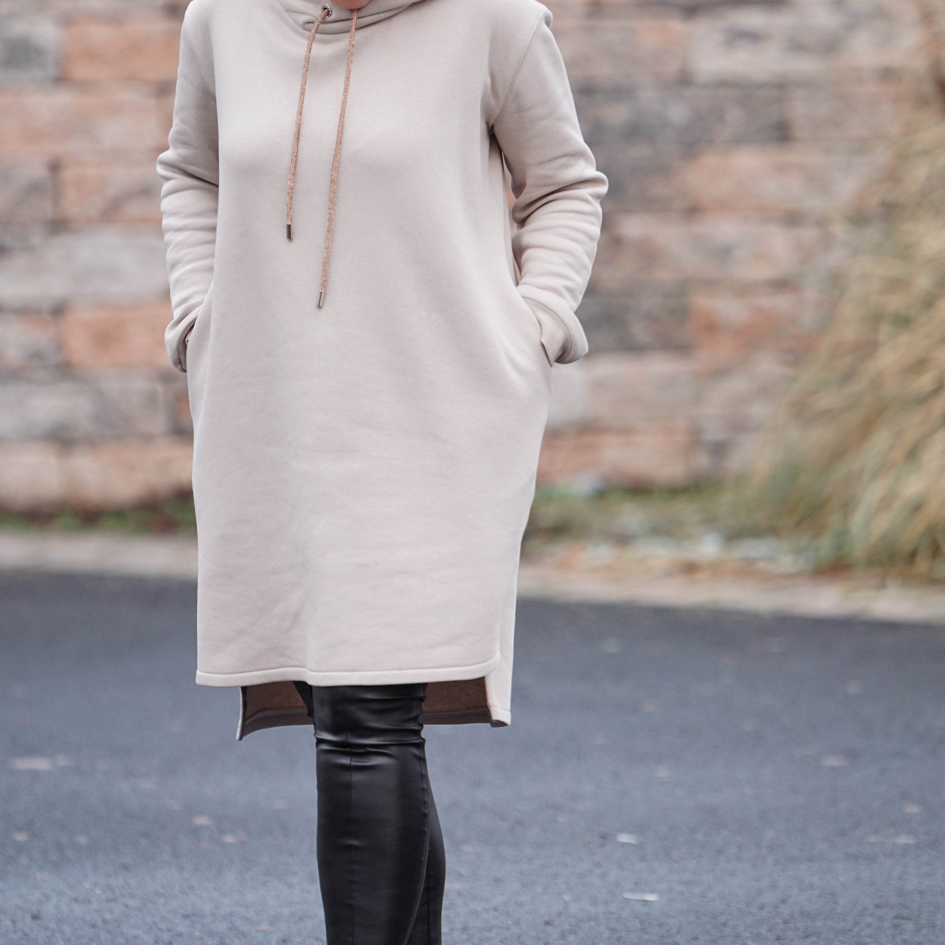 Schnittmuster Sweatkleid Elli Gr. XS-XL - Sewando
