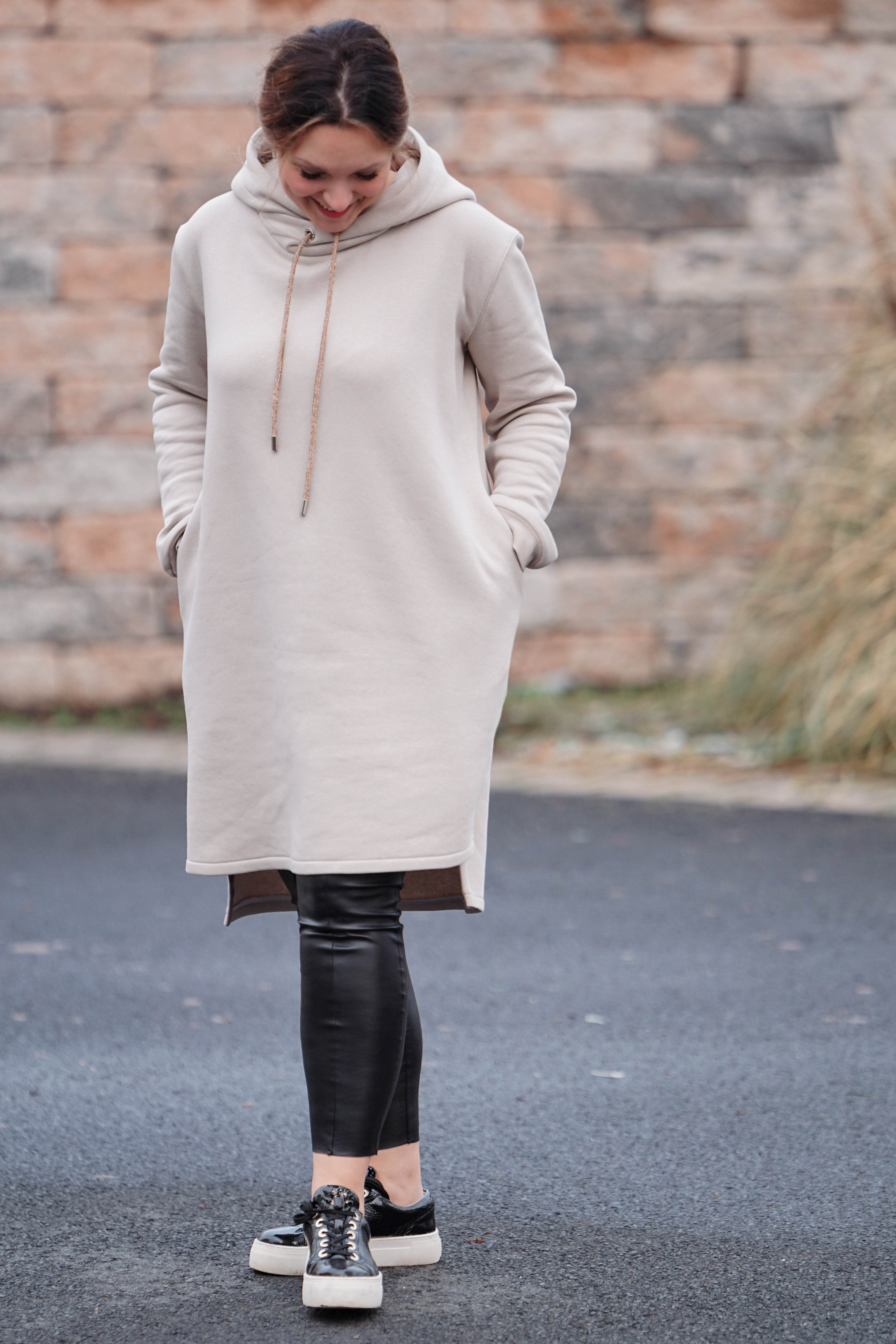 Schnittmuster Sweatkleid Elli Gr. XS-XL - Sewando