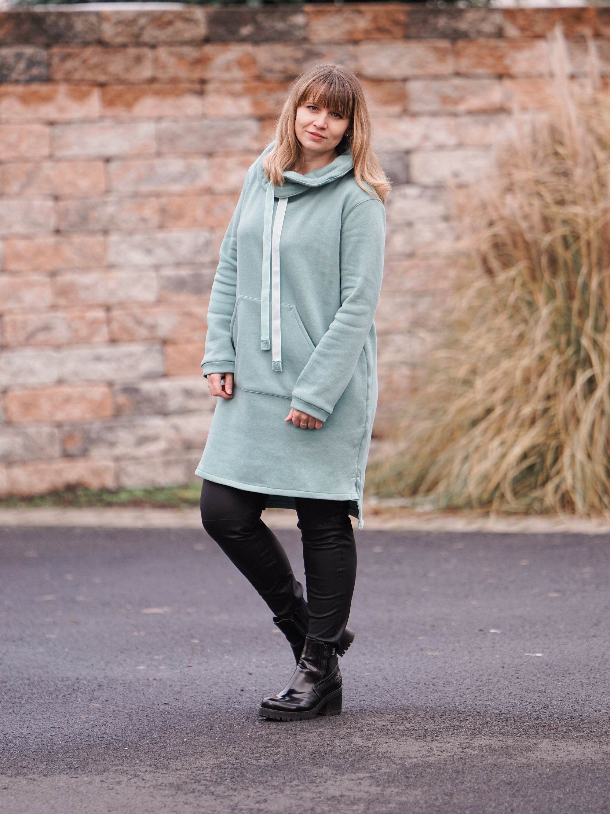 Schnittmuster Sweatkleid Elli Gr. XS-XL - Sewando