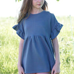 RUFFLE SWEATER LINA 80-164 - Sewando
