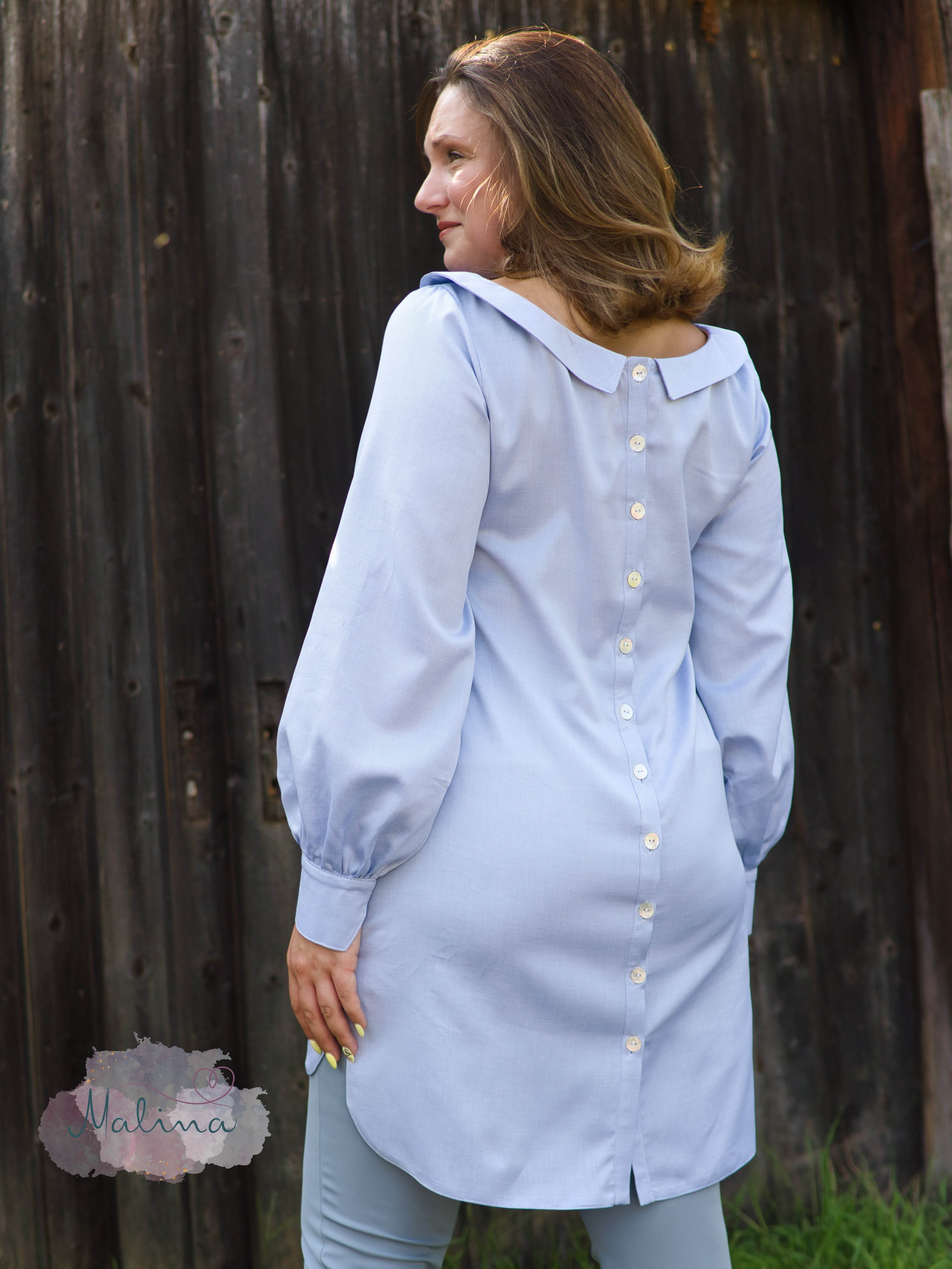 Schnittmuster Hemdbluse Ottilia Gr. 34-50 - Sewando