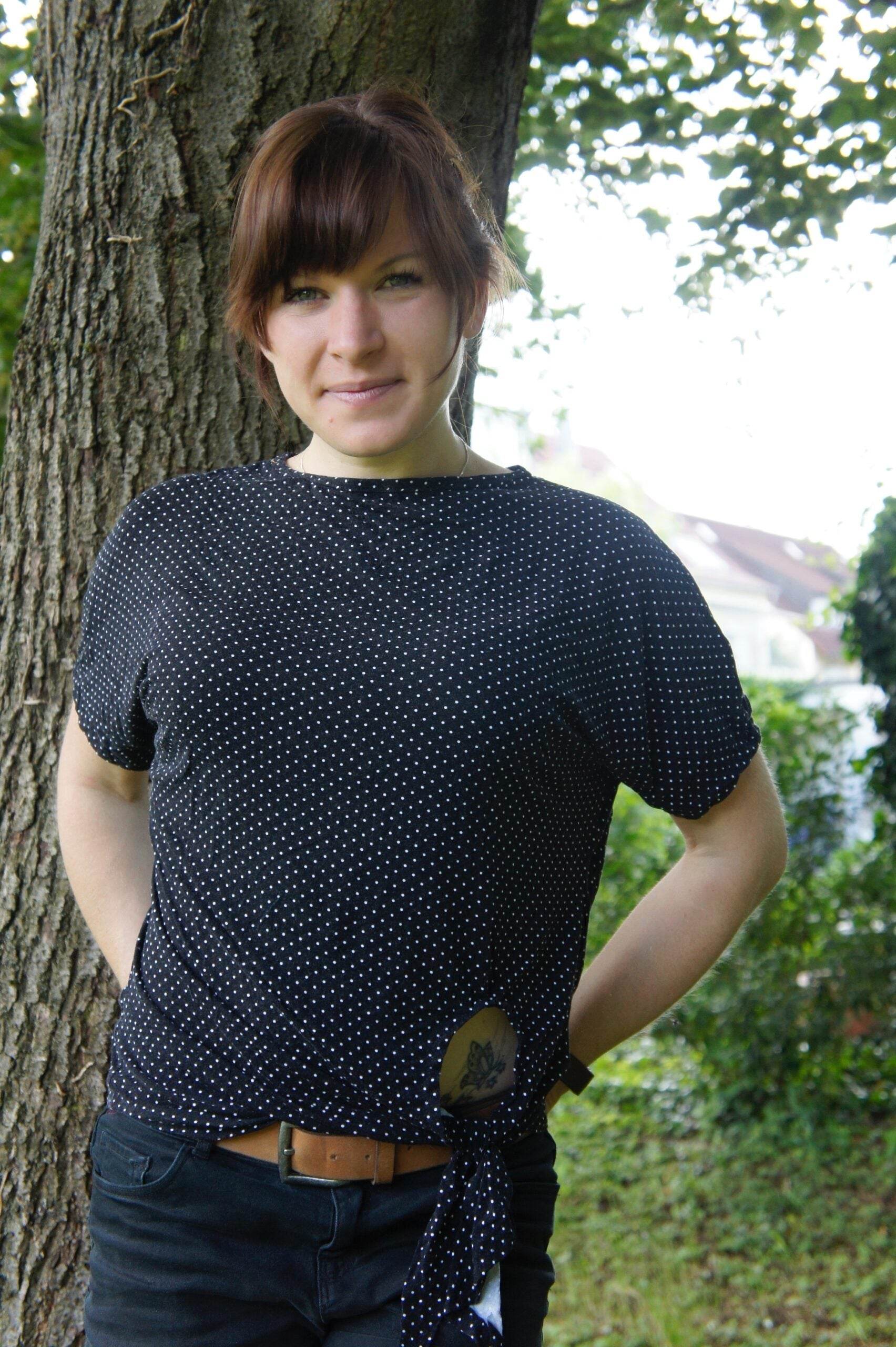 Schnittmuster Shirt MissVerknotet Gr. 30-48 - Sewando