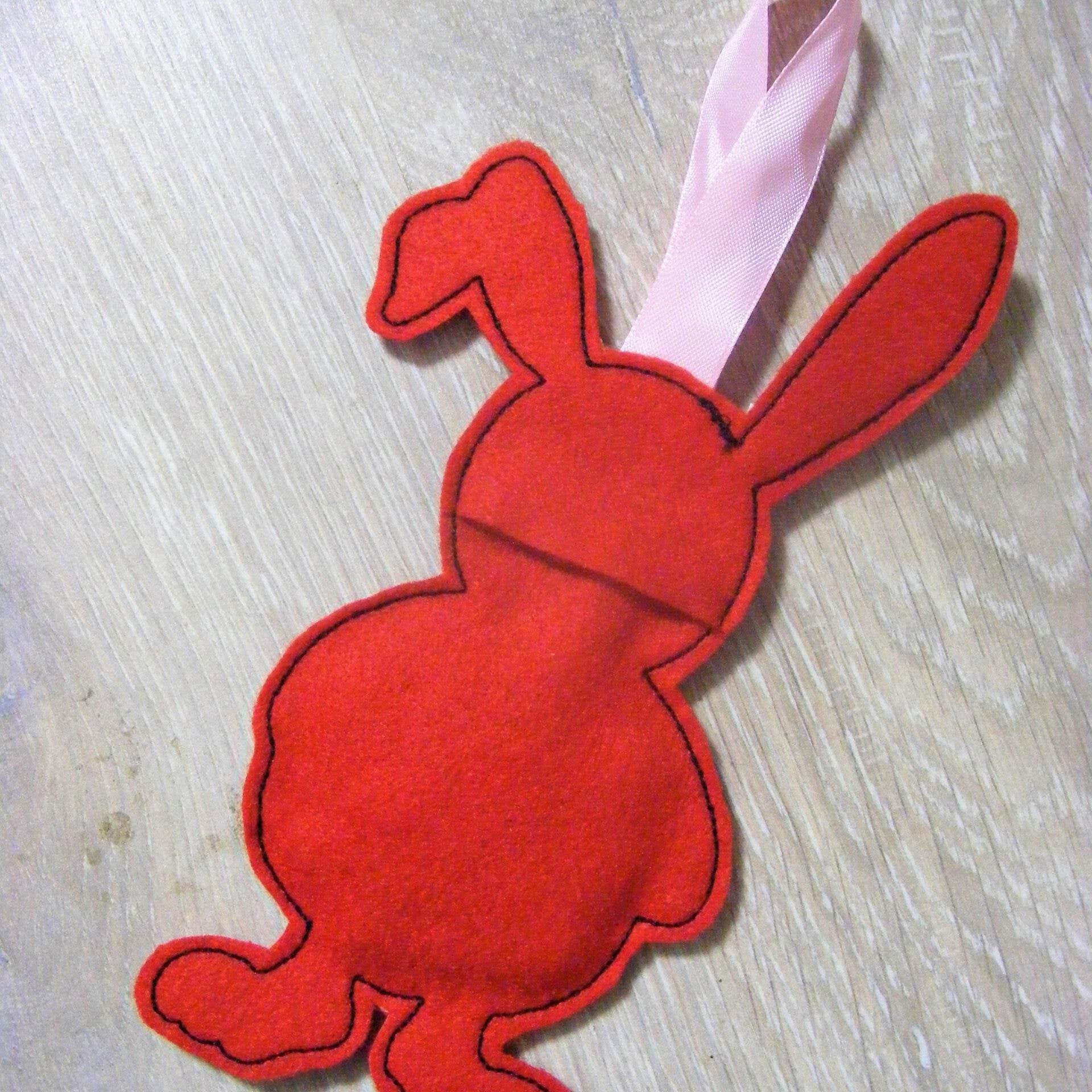 Stickdatei-Set - Ostern (Hase, Küken, Ente, Schaf, Karotte) zum Füllen - Sewando