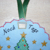 Stickdatei - Adventskalender / Drehkalender Tannenbaum - Sewando
