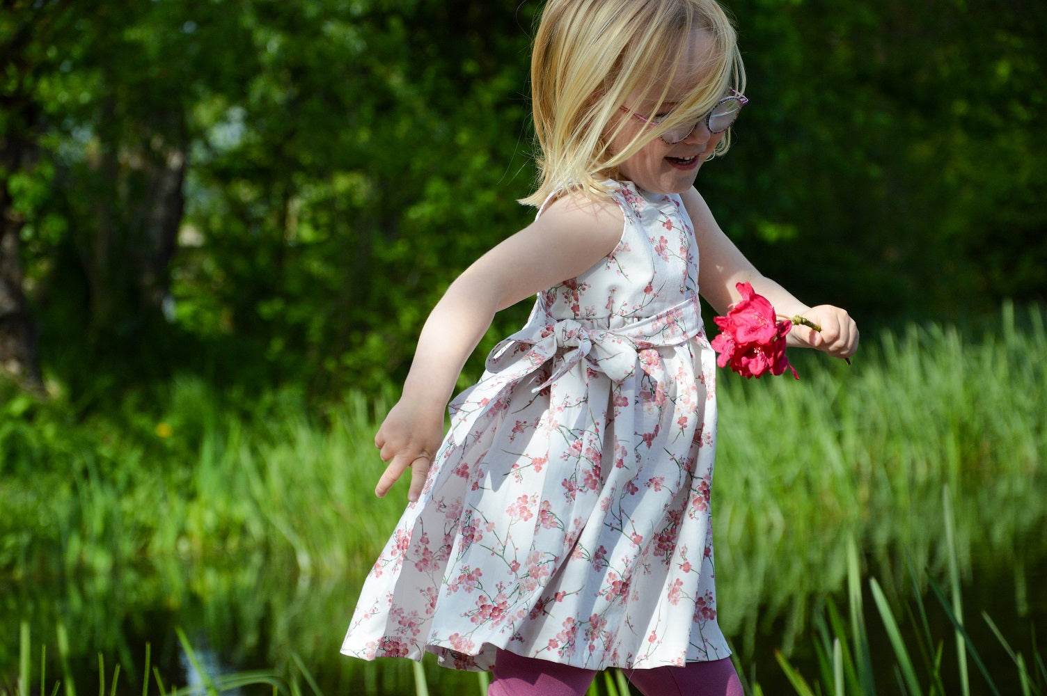 Schnittmuster Kleid Elisa Sommerkleid Stufenkleid Gr. 86-140 - Sewando