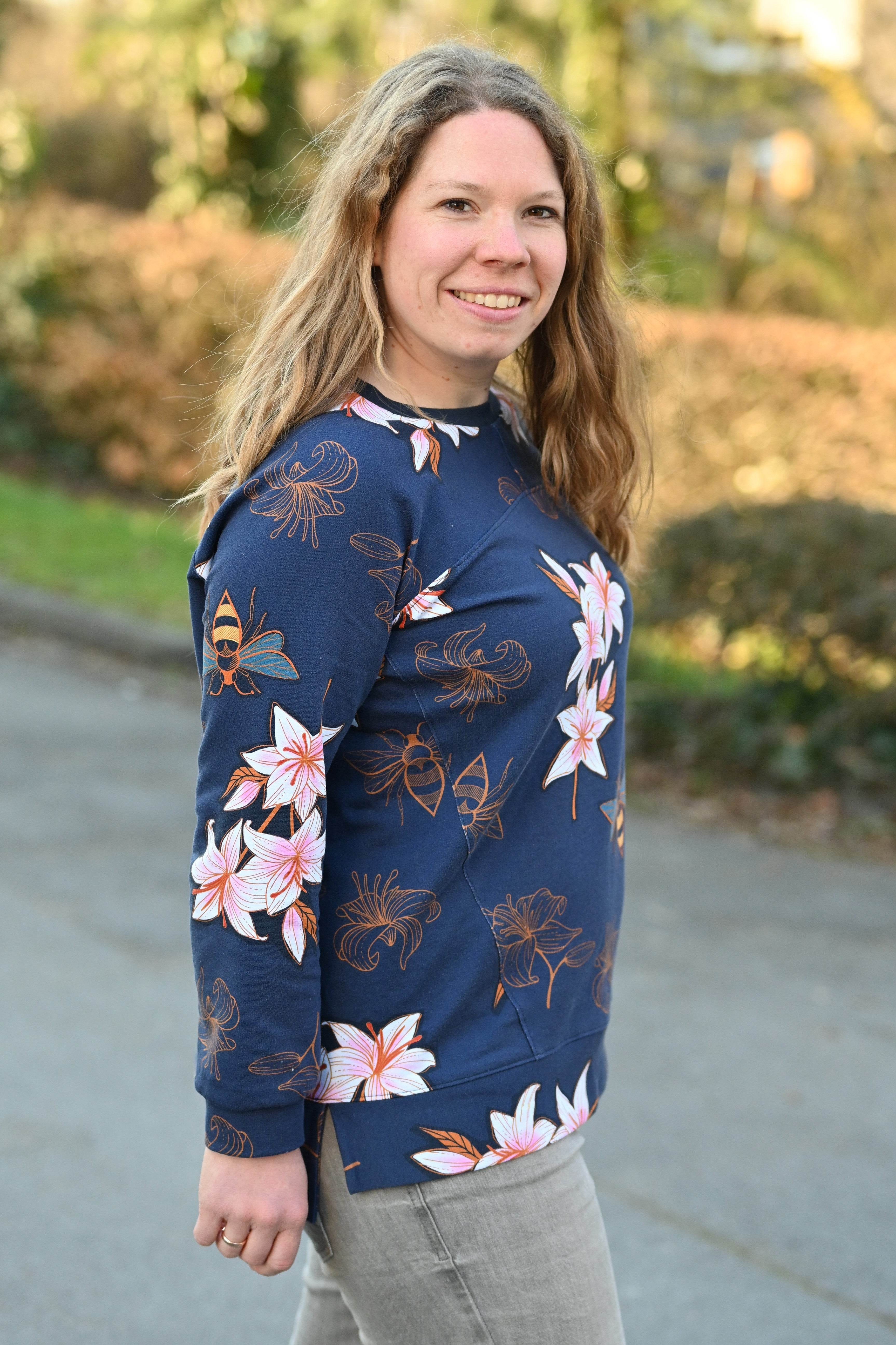 Schnittmuster Sweater Robin für Damen Gr. XS-XL - Sewando