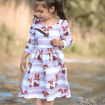 Schnittmuster Kleid Jana MiniMe Gr. 86-140 - Sewando