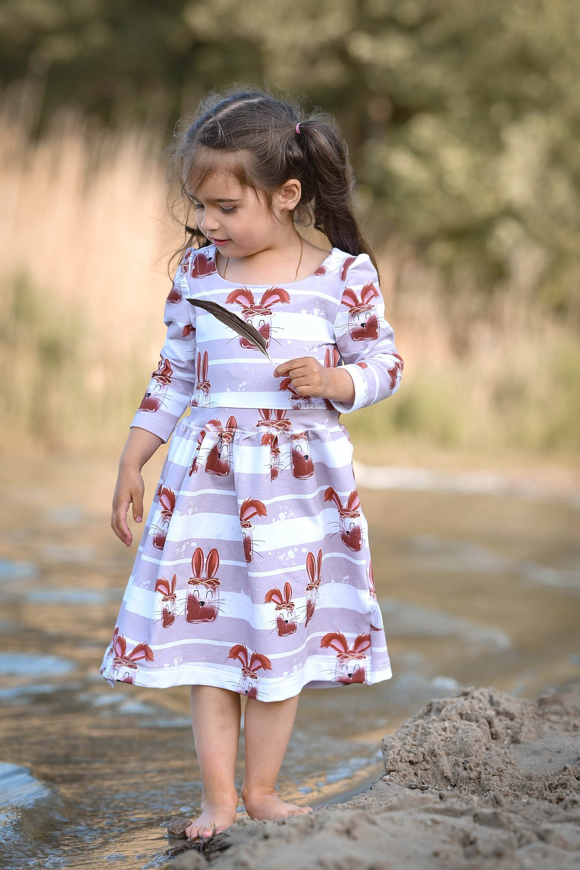 Schnittmuster Kleid Jana MiniMe Gr. 86-140 - Sewando