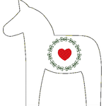 Stickdatei - Dala Pferde (12 Muster) - Sewando
