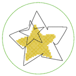 Stickdatei - Untersetzer Single Line Advent (24 Dateien) - Sewando