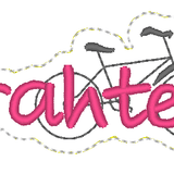 Stickdatei Schlüsselanhänger - Fahrrad & Drahtesel - Sewando