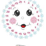 Adventskalender / Drehkalender Schneemann - Sewando