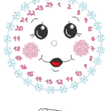 Adventskalender / Drehkalender Schneemann - Sewando
