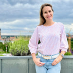 Schnittmuster Shirt CALLA - mit dreiviertel Raglan-Ärmeln - | Gr. 34–56 (PDF) - Sewando