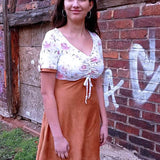 Schnittmuster ESA - Kleid oder Shirt mit Raffung vorne und Ärmelvarianten Gr. 34-54 - Sewando