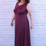 Schnittmuster ESA - Kleid oder Shirt mit Raffung vorne und Ärmelvarianten Gr. 34-54 - Sewando
