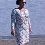 Schnittmuster ESA - Kleid oder Shirt mit Raffung vorne und Ärmelvarianten Gr. 34-54 - Sewando