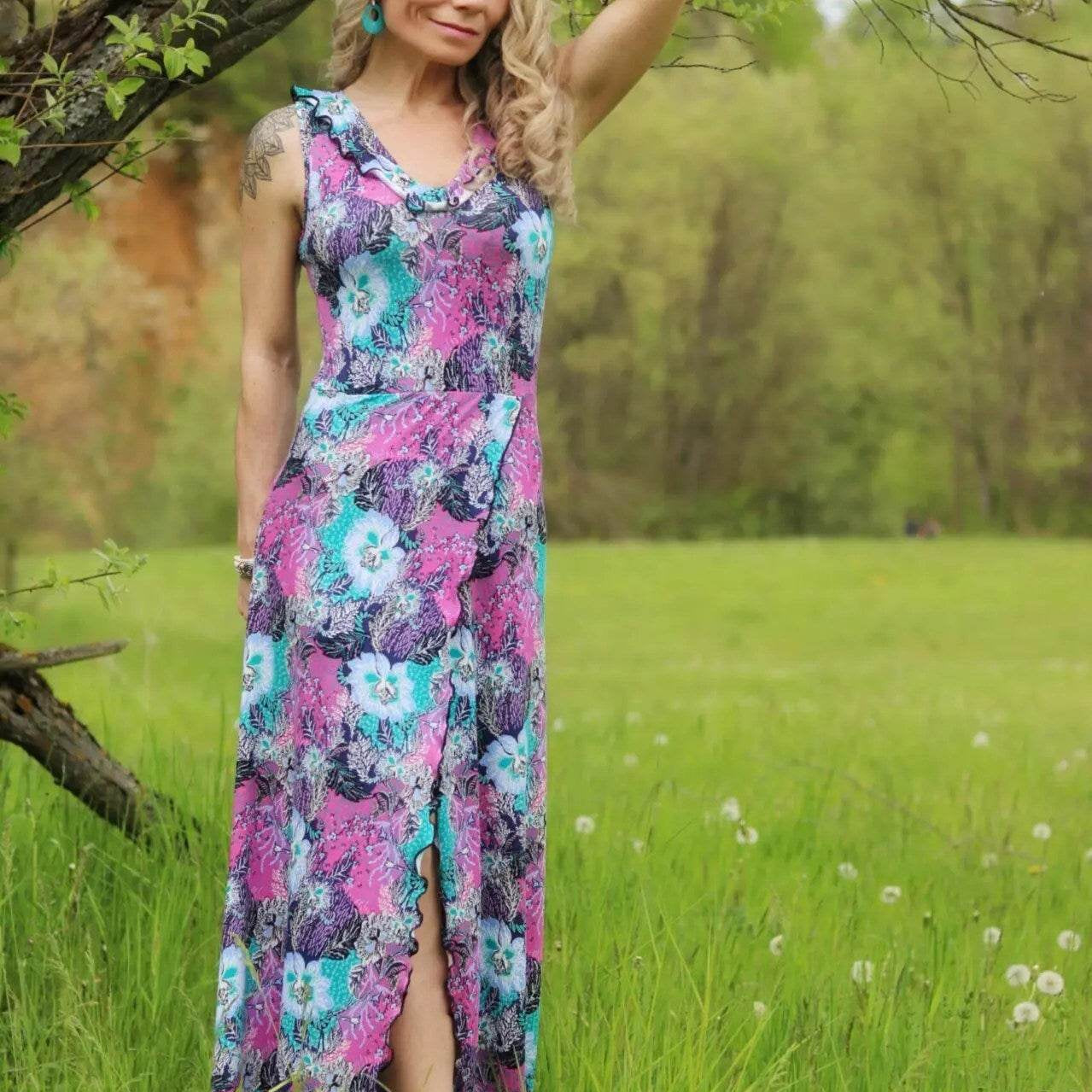 Schnittmuster Kleid Ametrin Gr. 32 - 56 DE - Sewando