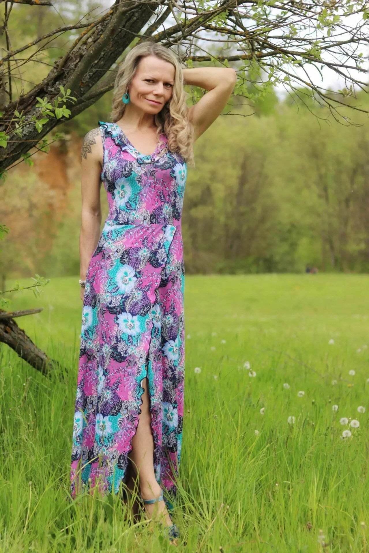 Schnittmuster Kleid Ametrin Gr. 32 - 56 DE - Sewando