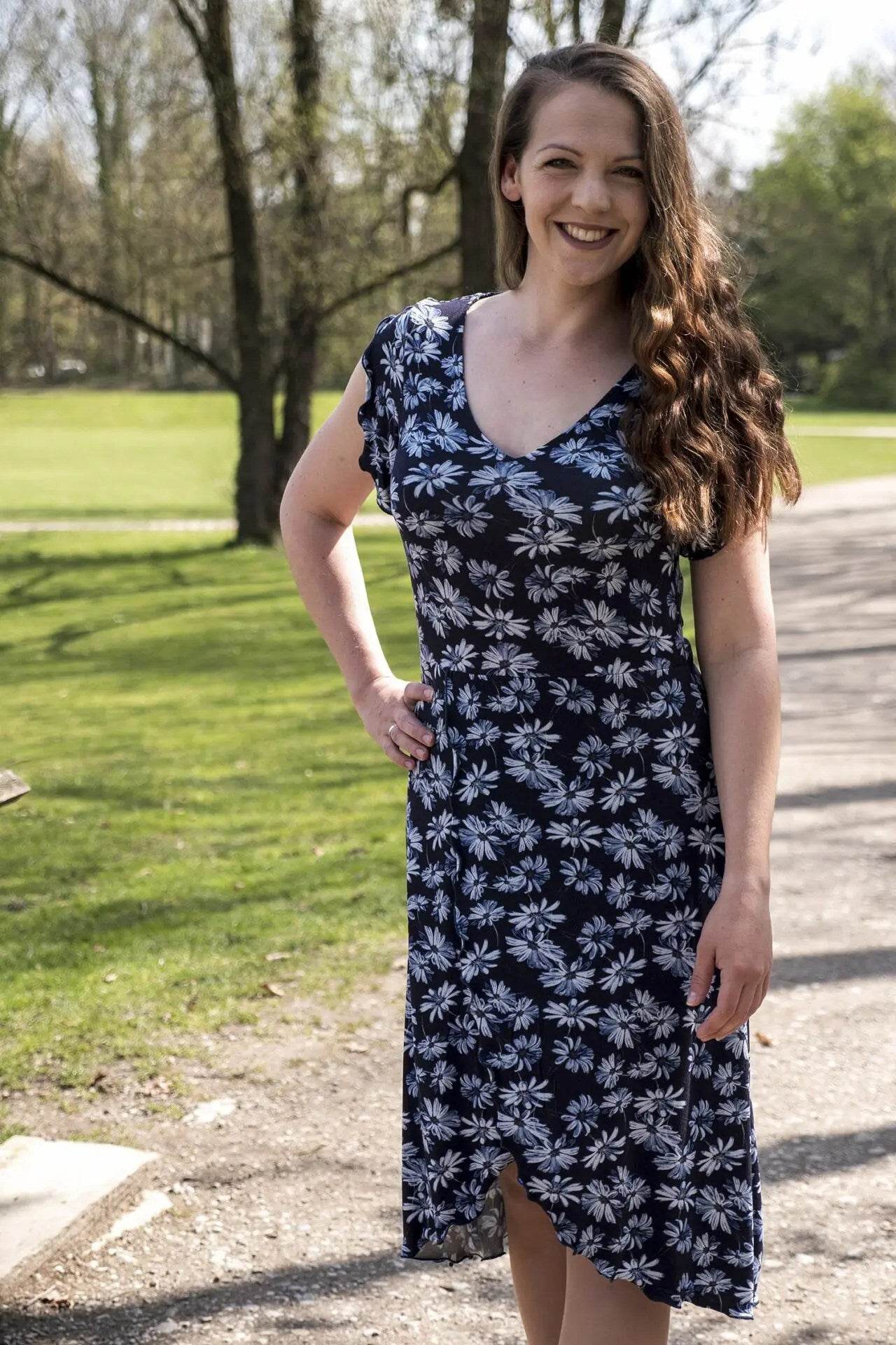 Schnittmuster Kleid Ametrin Gr. 32 - 56 DE - Sewando