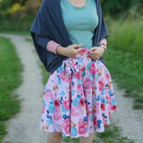 Schnittmuster Cardigan Crystal Gr. S - XL DE Freebie - Sewando