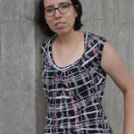 Schnittmuster Shirt Faltenshirt Larimar Gr. 32 - 50 DE - Sewando