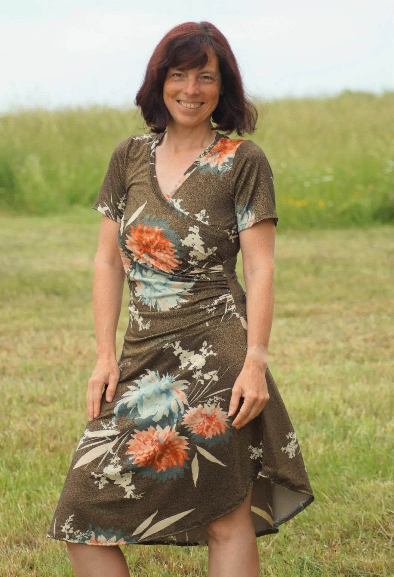 Schnittmuster Kleid / Shirt Rubin Gr. 32 - 46 DE - Sewando