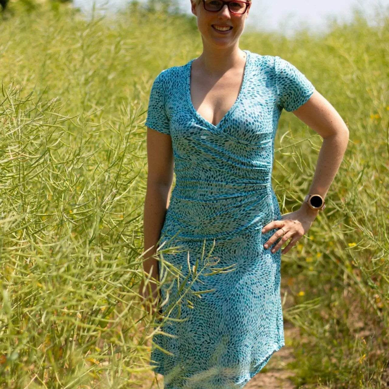 Schnittmuster Kleid / Shirt Rubin Gr. 32 - 46 DE - Sewando