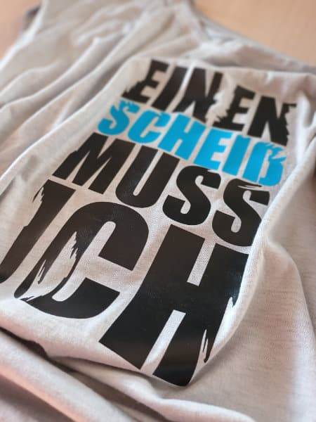 EINEN SCHEIß MUSS ICH | SVG, DXF, PNG Plotterdatei, Laserdatei - Sewando