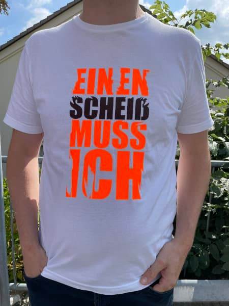 EINEN SCHEIß MUSS ICH | SVG, DXF, PNG Plotterdatei, Laserdatei - Sewando