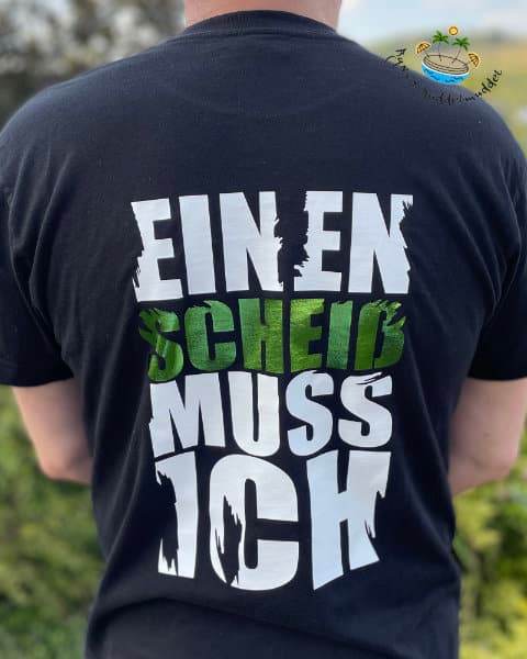 EINEN SCHEIß MUSS ICH | SVG, DXF, PNG Plotterdatei, Laserdatei - Sewando