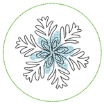 Stickdatei - Untersetzer Single Line Advent (24 Dateien) - Sewando