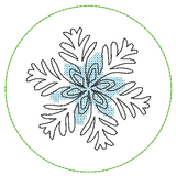 Stickdatei - Untersetzer Single Line Advent (24 Dateien) - Sewando