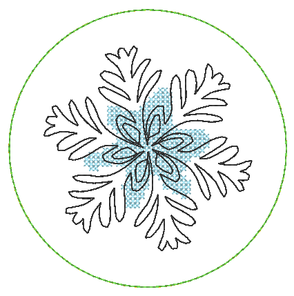 Stickdatei - Untersetzer Single Line Advent (24 Dateien) - Sewando