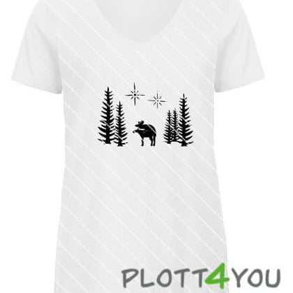 Elchliebe | SVG, DXF, PNG Plotterdatei, Laserdatei - Sewando