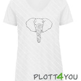 Elefant | SVG, DXF, PNG Plotterdatei, Laserdatei - Sewando