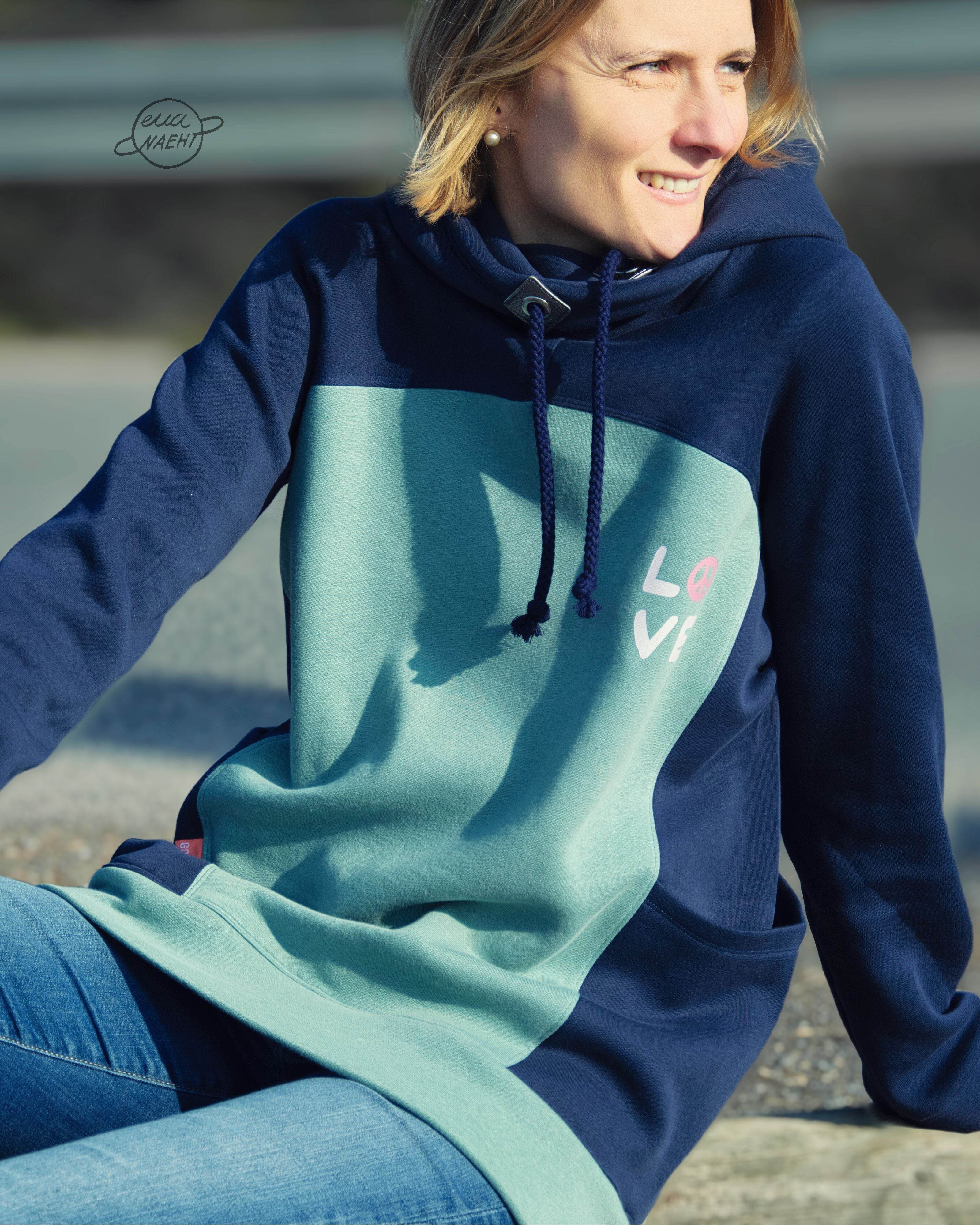 Schnittmuster Sweater Robin für Damen Gr. XS-XL - Sewando