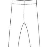 Schnittmuster Baby Kinder Leggings, Schnittzeichnung für leggiungs im PDF Format, Größe 80-146.