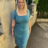 Schnittmuster Kleid Epidot Etuikleid Gr. A-M DE/EN/FR. BU 76-134cm - Sewando