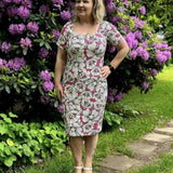 Schnittmuster Kleid Epidot Etuikleid Gr. A-M DE/EN/FR. BU 76-134cm - Sewando